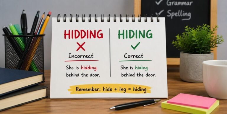 Hidding or Hiding