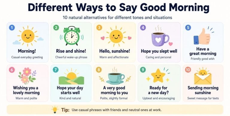 Funny Ways to Say Good Morning
