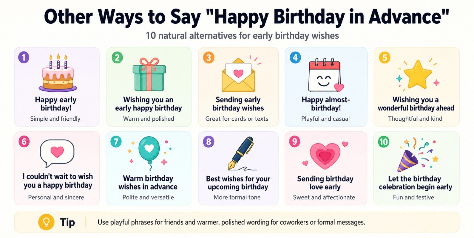 Happy Birthday in Advance