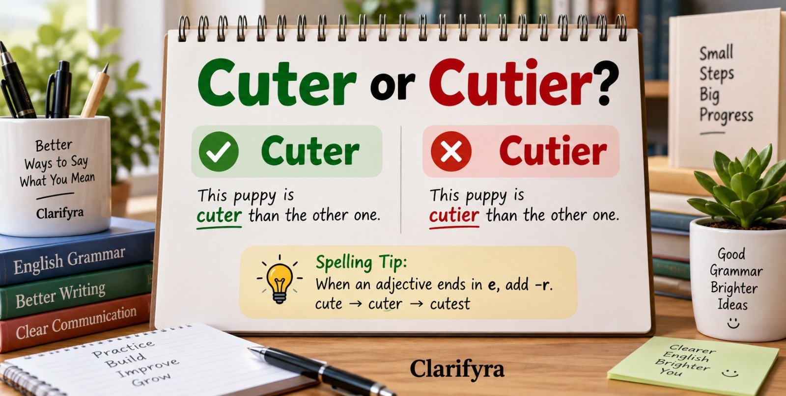 Cuter or Cutier