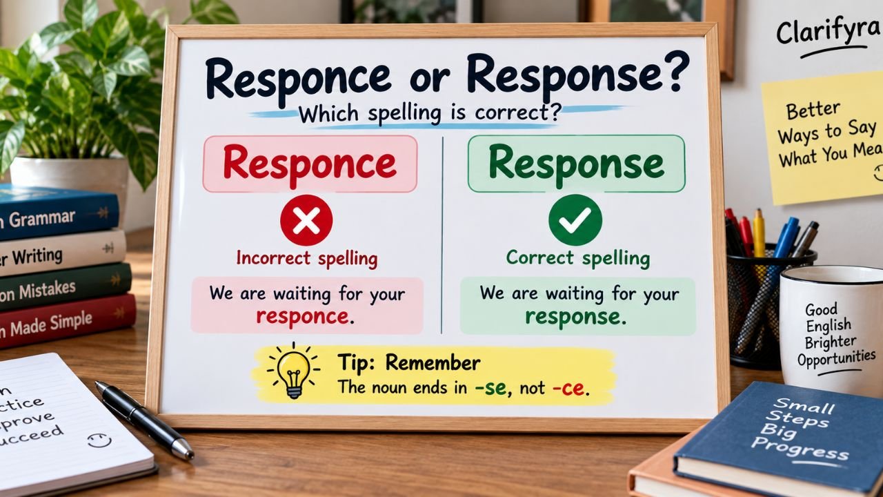 Responce or Response