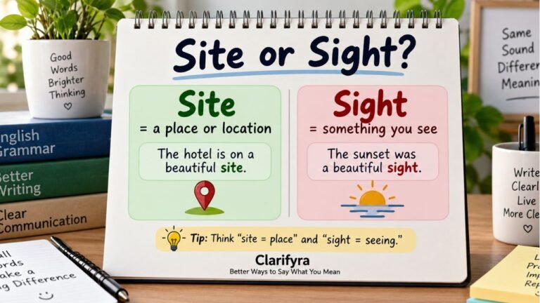 Site or Sight