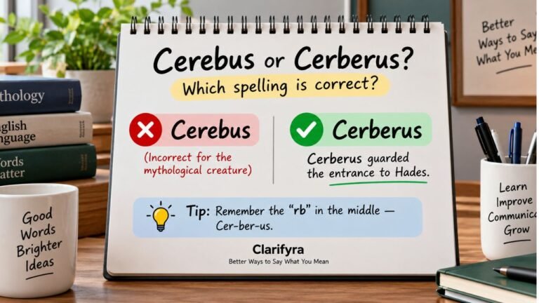Cerebus or Cerberus