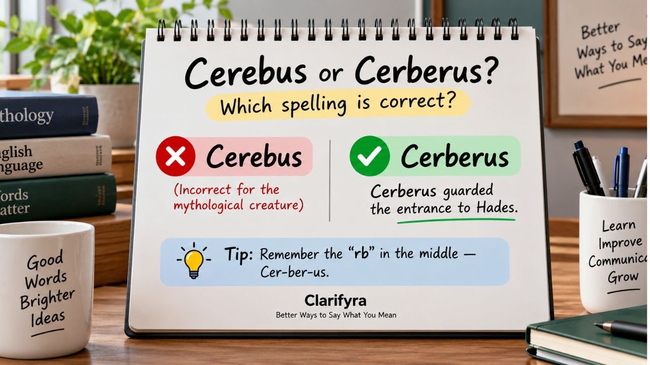 Cerebus or Cerberus