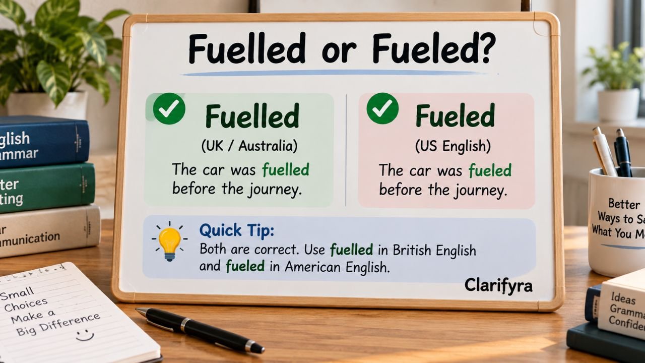 Fuelled or Fueled