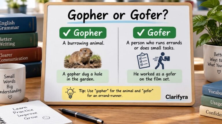 Gopher or Gofer