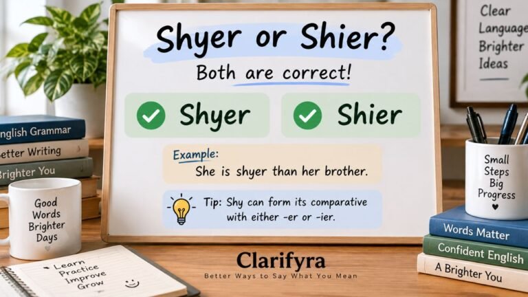 Shyer or Shier