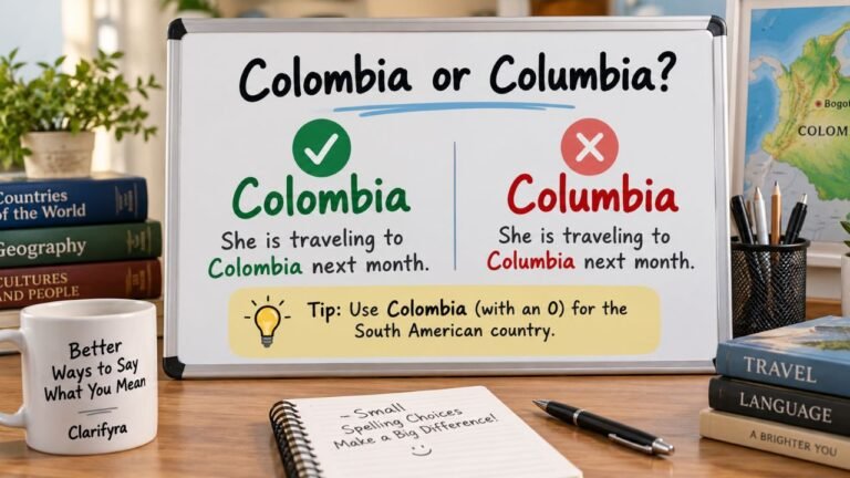 Colombia or Columbia