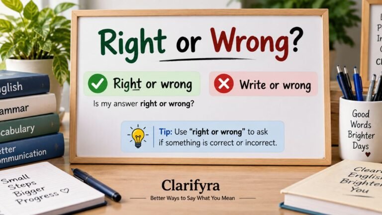 Right or Wrong