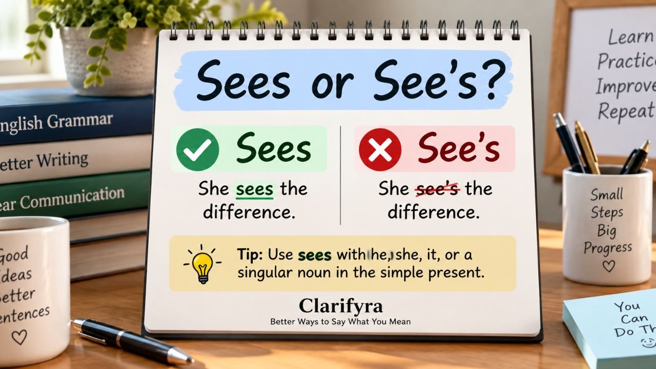 Sees or See’s