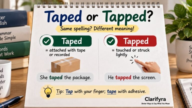 Taped or Tapped
