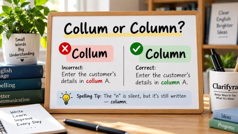 Collum or Column