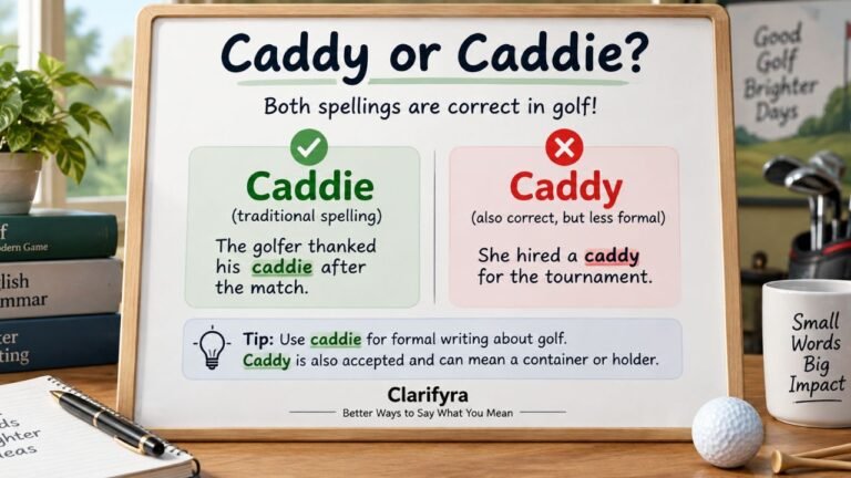 Caddy or Caddie