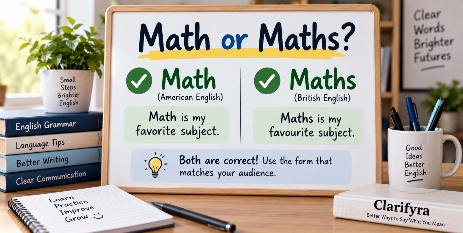 Math vs Maths