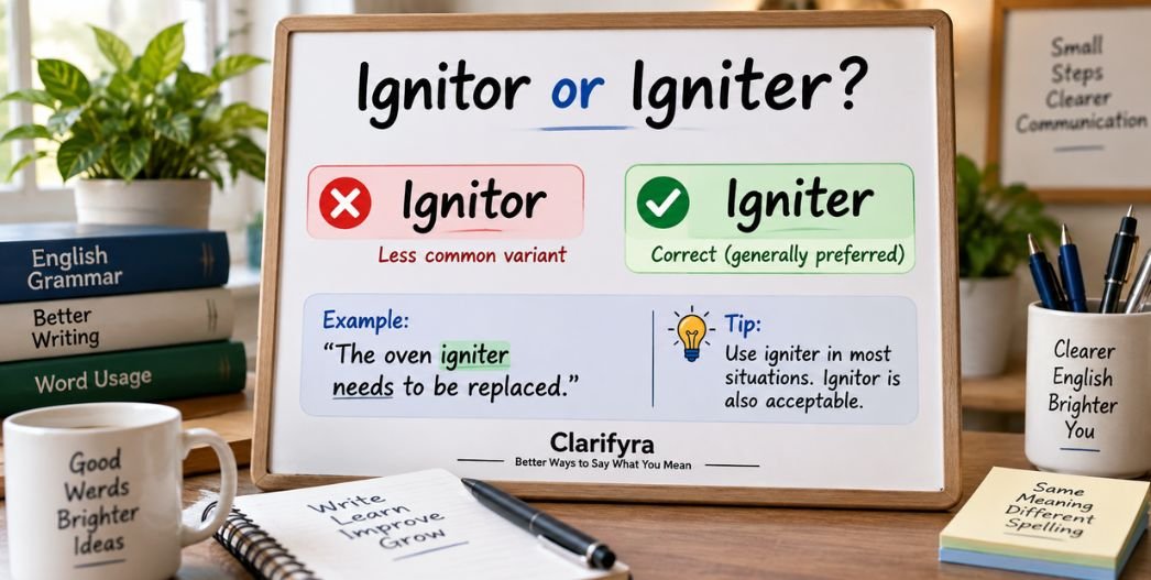 Ignitor or Igniter