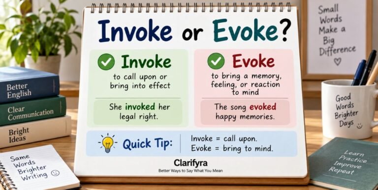 Invoke or Evoke