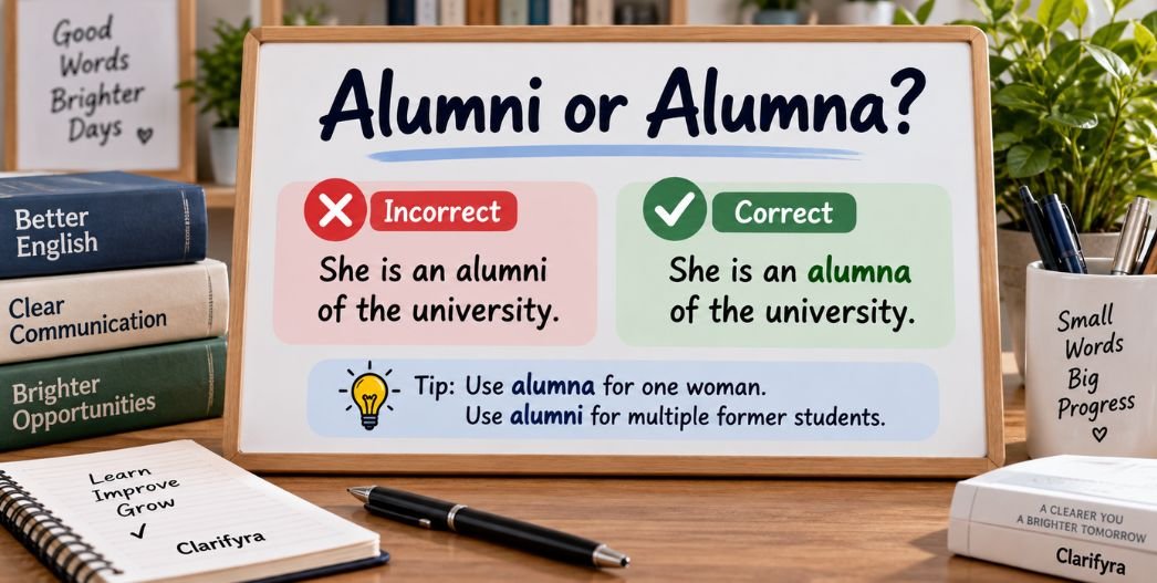 Alumni or Alumna