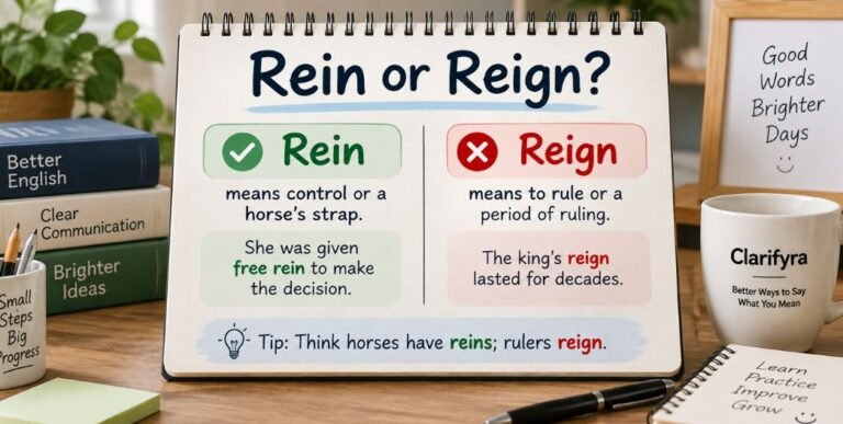 Rein or Reign