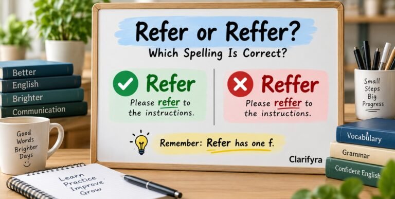 Refer or Reffer