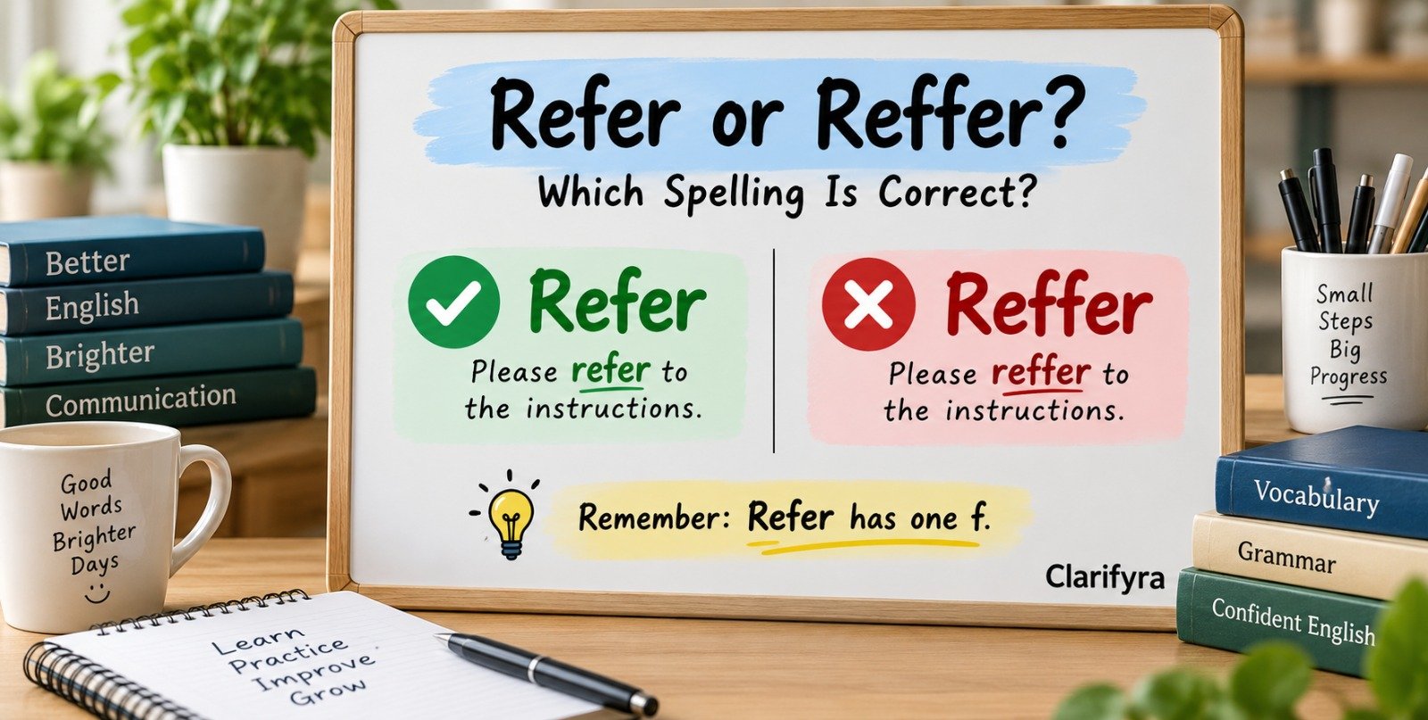 Refer or Reffer