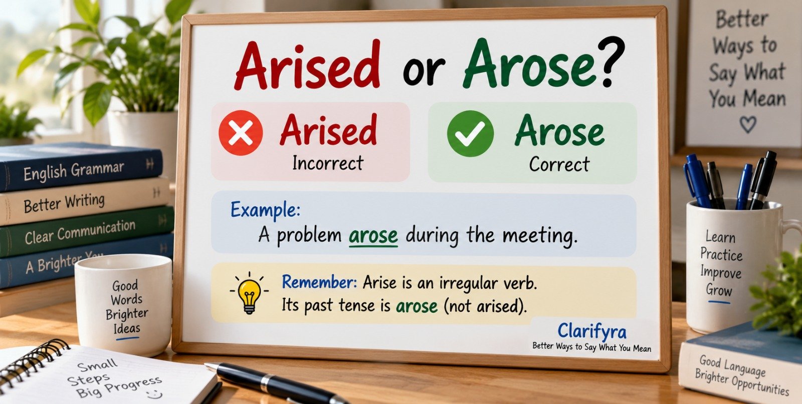 Arised or Arose