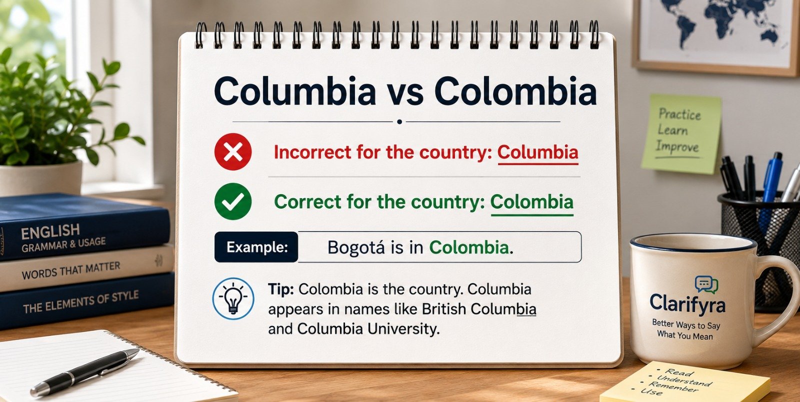 Columbia vs Colombia