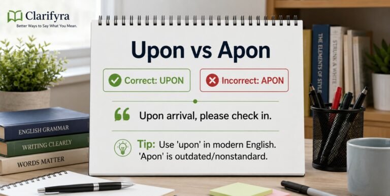 Upon vs Apon