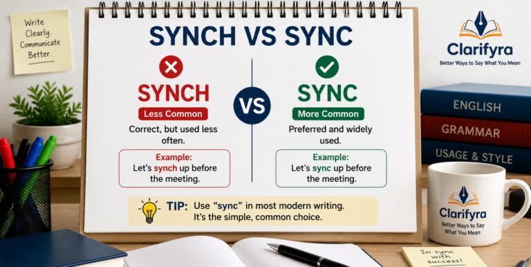Synch vs Sync