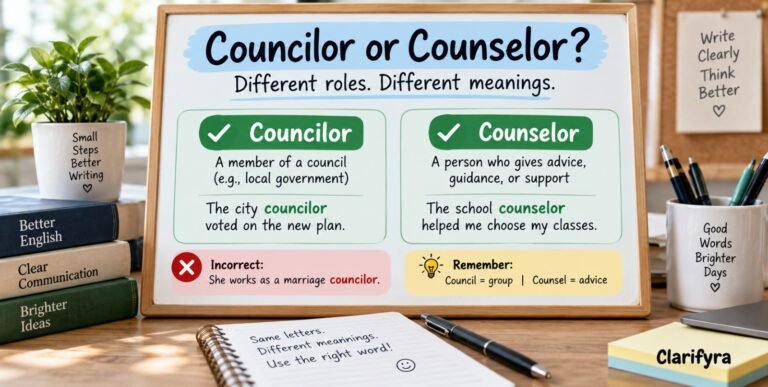 Councilor or Counselor
