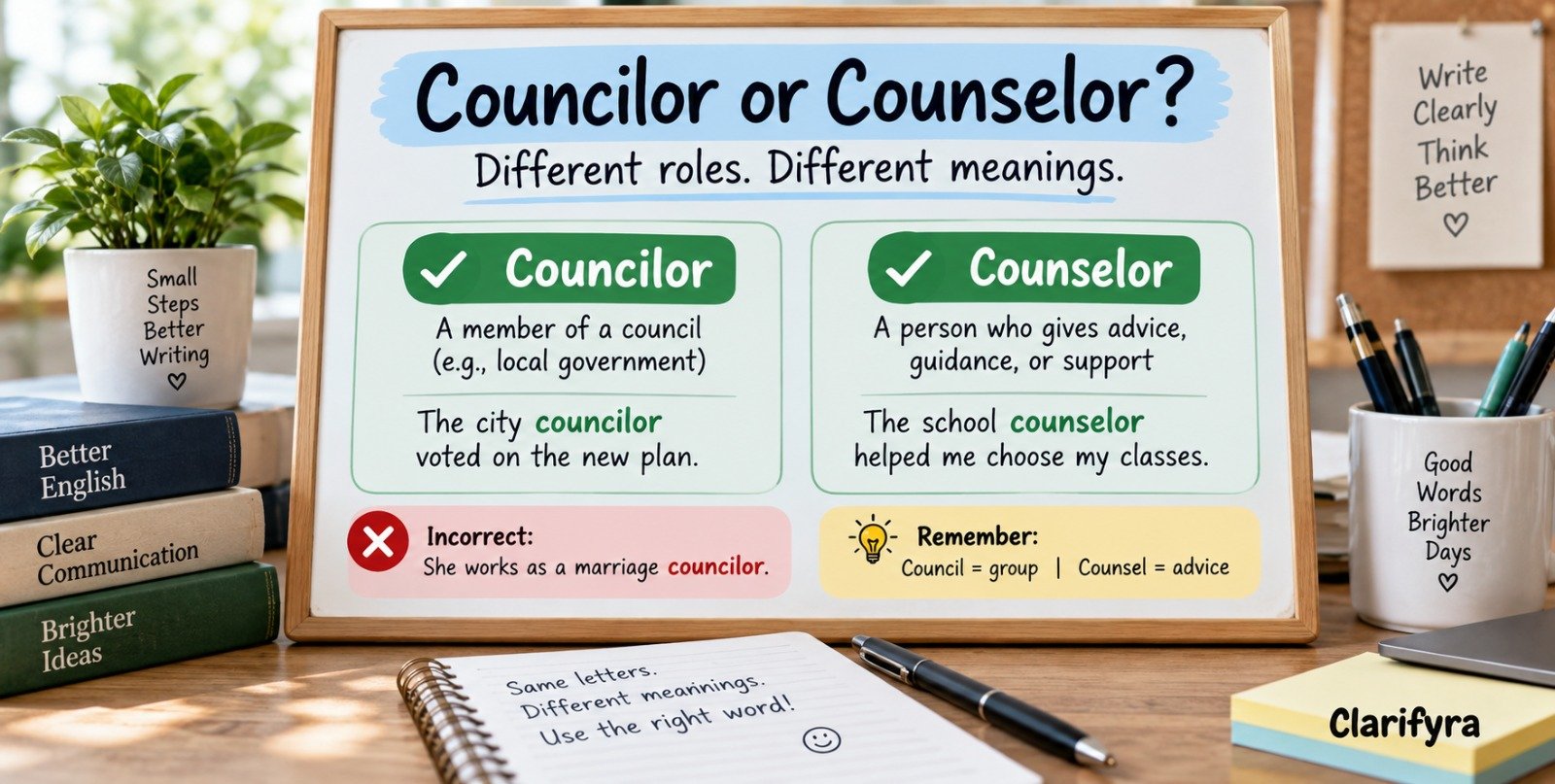Councilor or Counselor