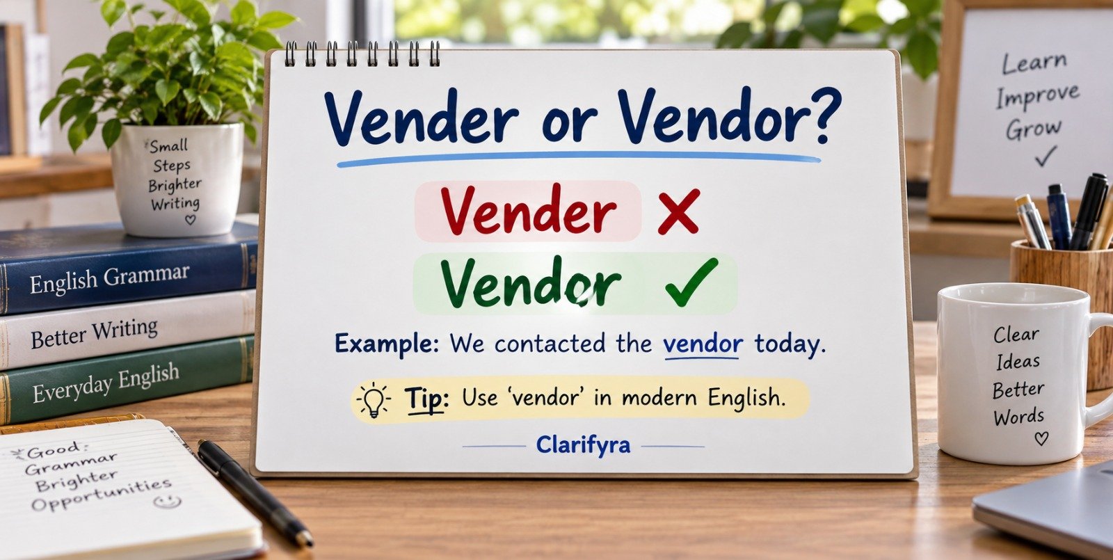 Vender or Vendor