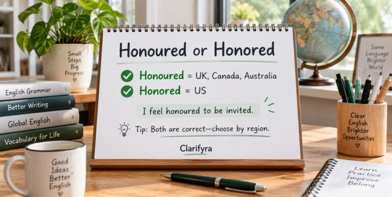 Honoured or Honored