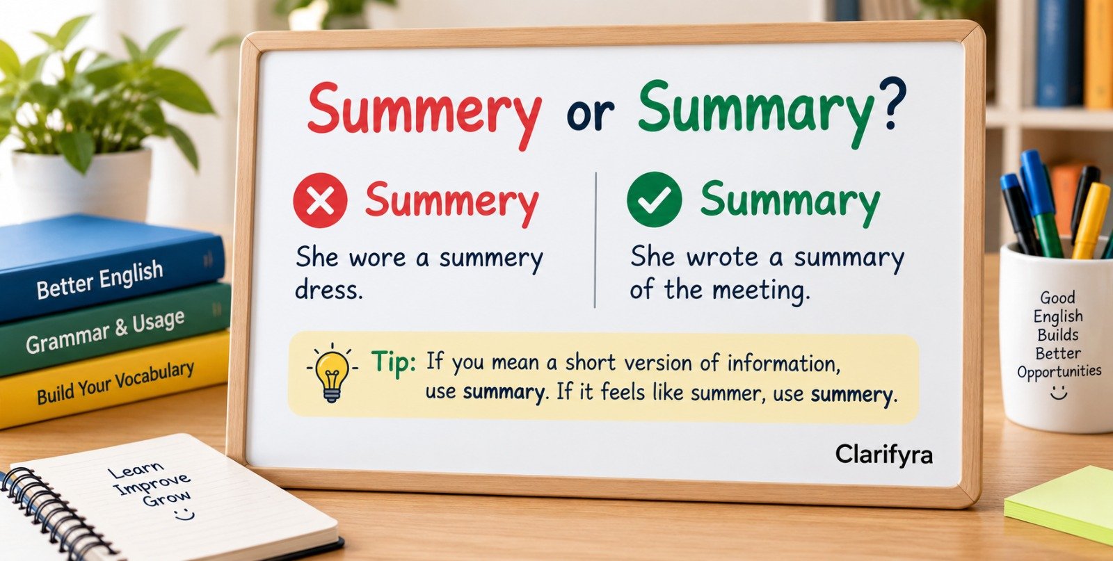 Summery or Summary