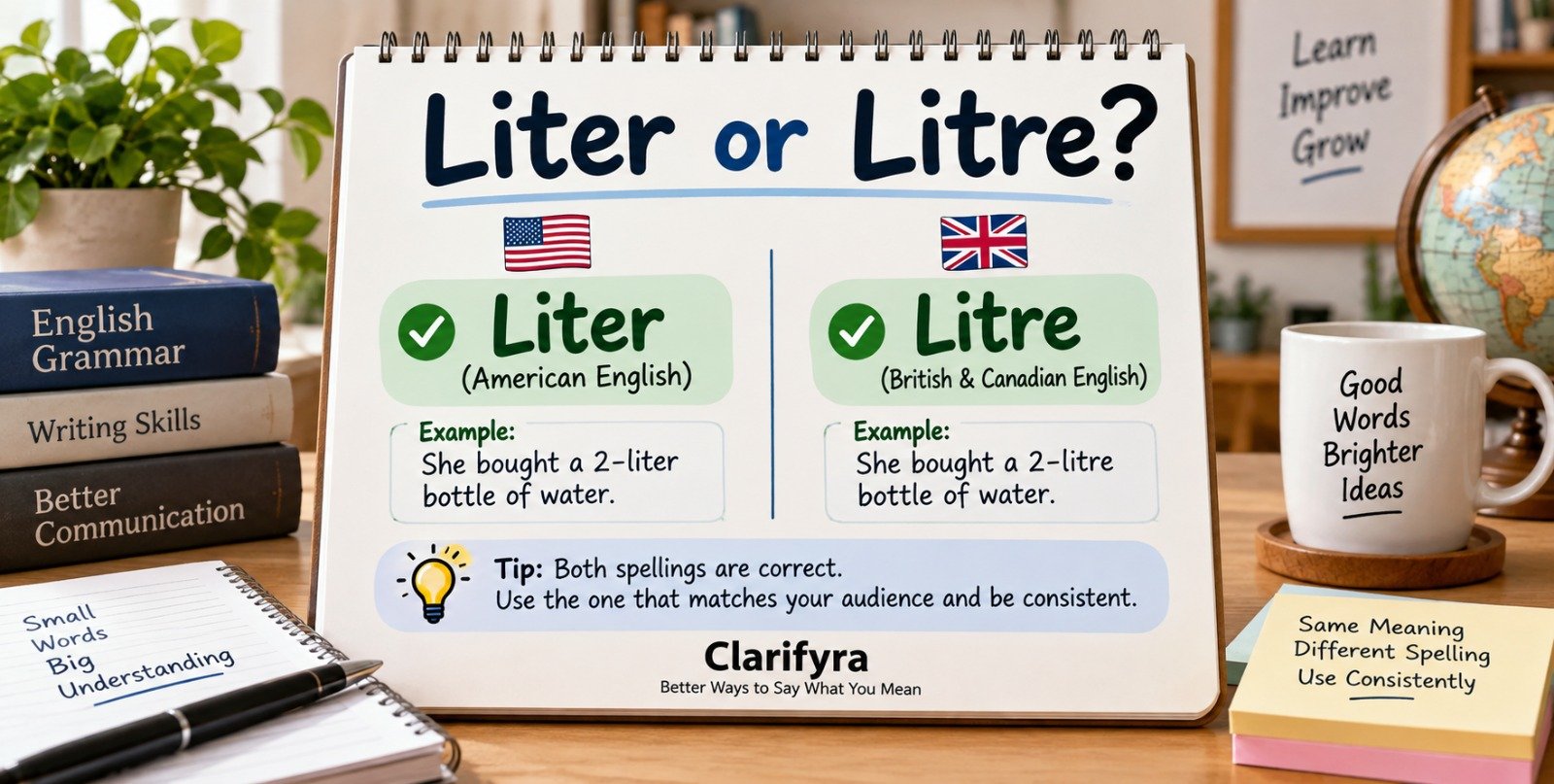 Liter or Litre