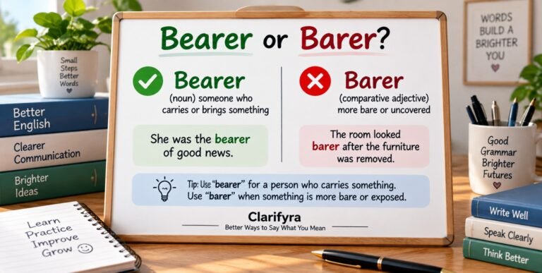 Bearer or Barer
