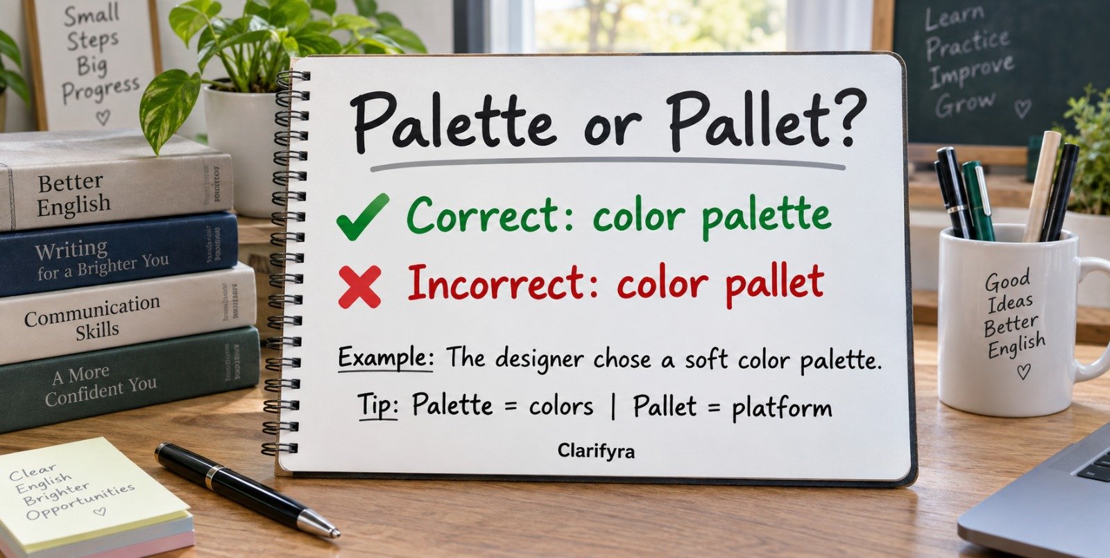 Palette or Pallet