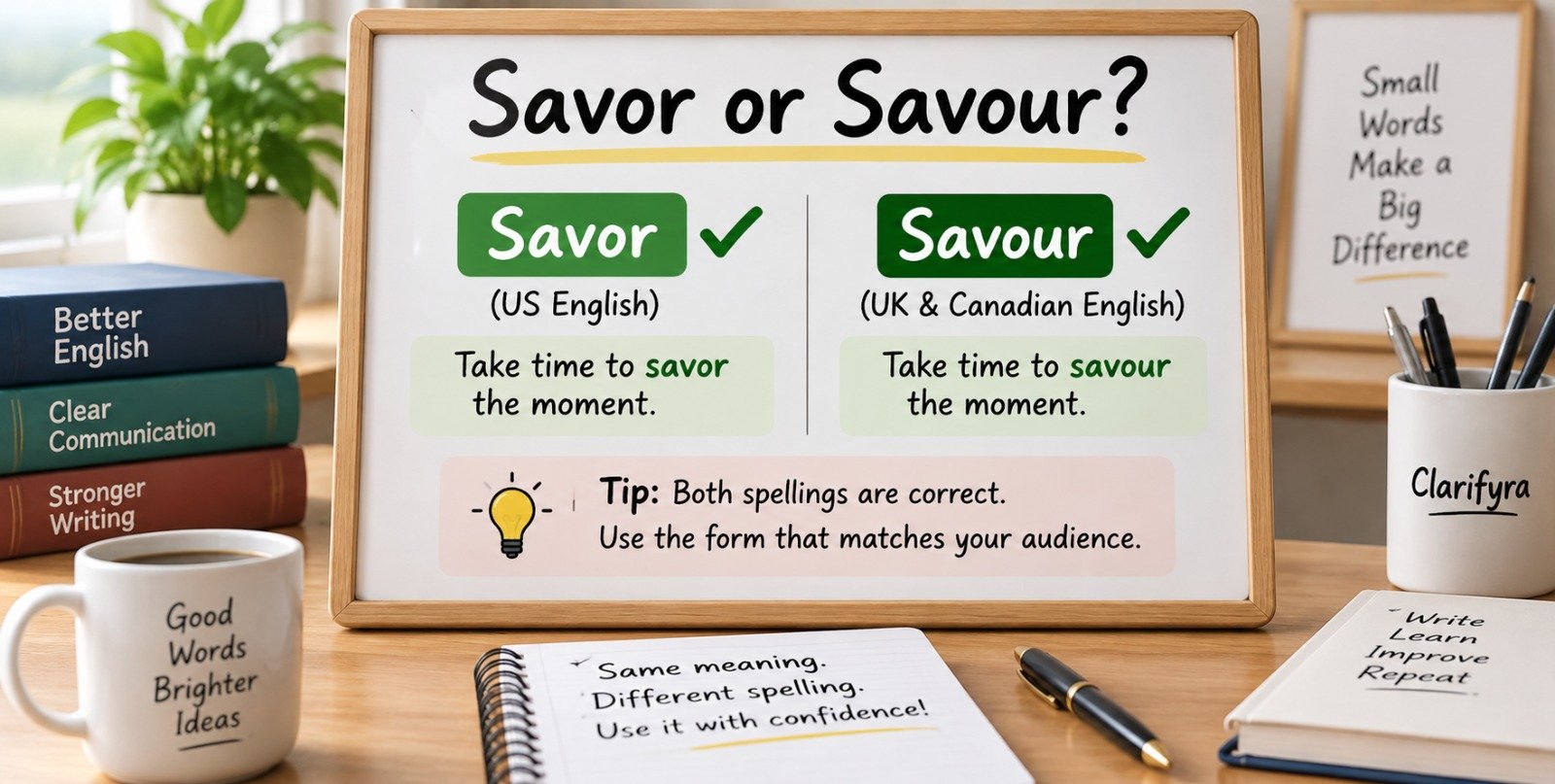 Savor or Savour