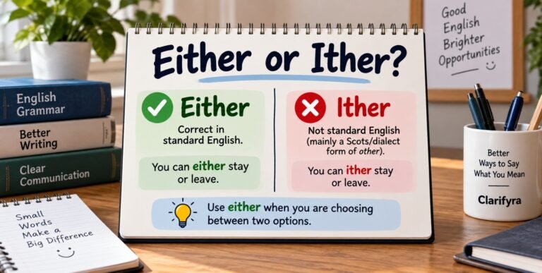 Either or Ither