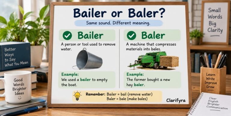 Bailer or Baler