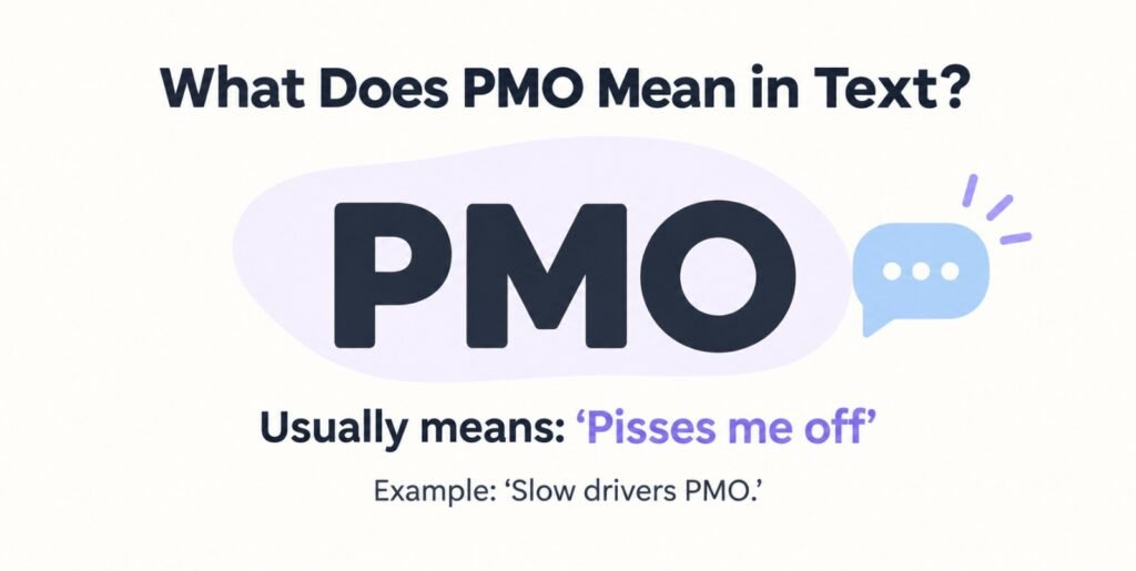What Does PMO Mean in Text