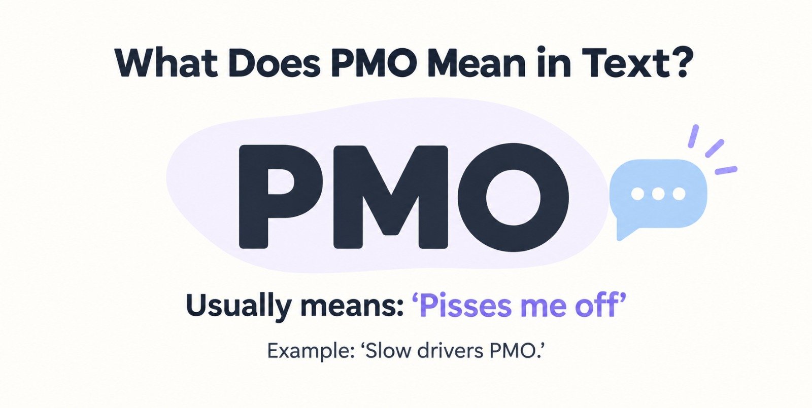 What Does PMO Mean in Text