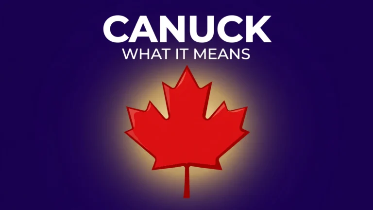 Canuck meaning — origin and usage infographic