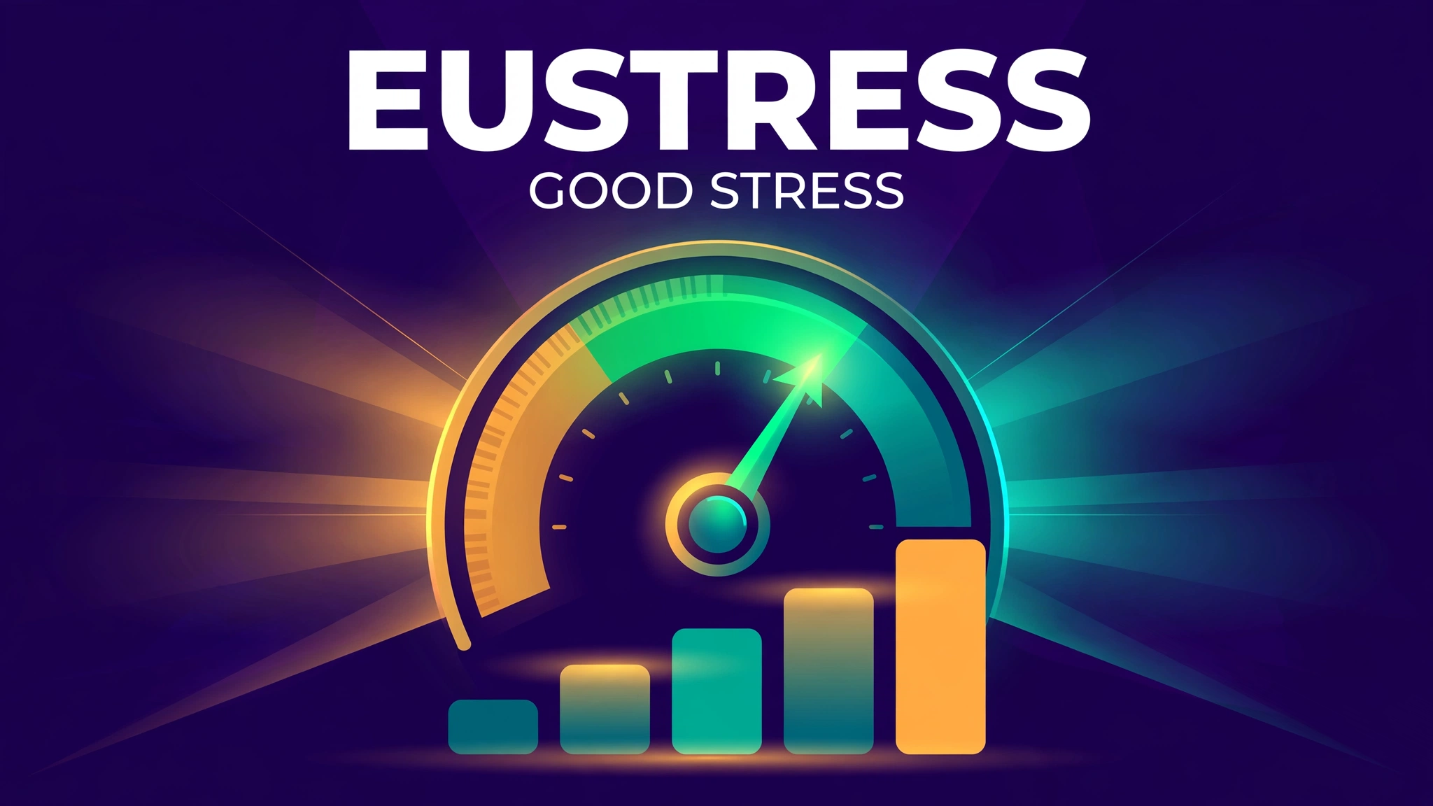 Eustress meaning — good stress explained infographic