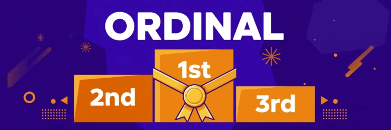 Ordinal meaning — ordinal numbers explained infographic