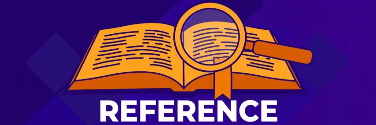 Reference meaning — definition and examples infographic