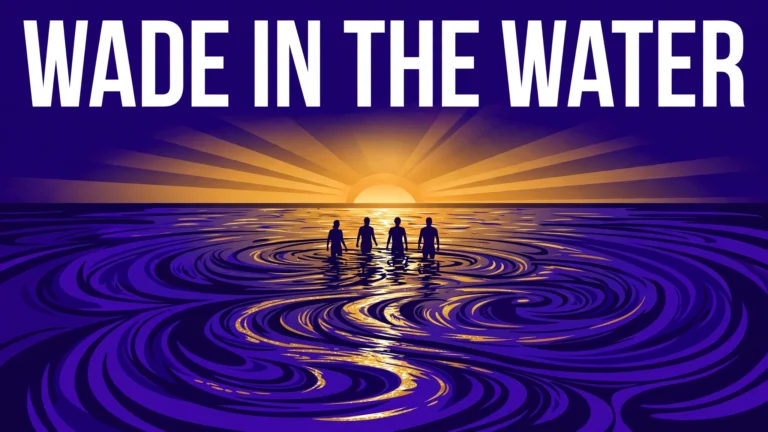 Wade in the water meaning — spiritual explained infographic
